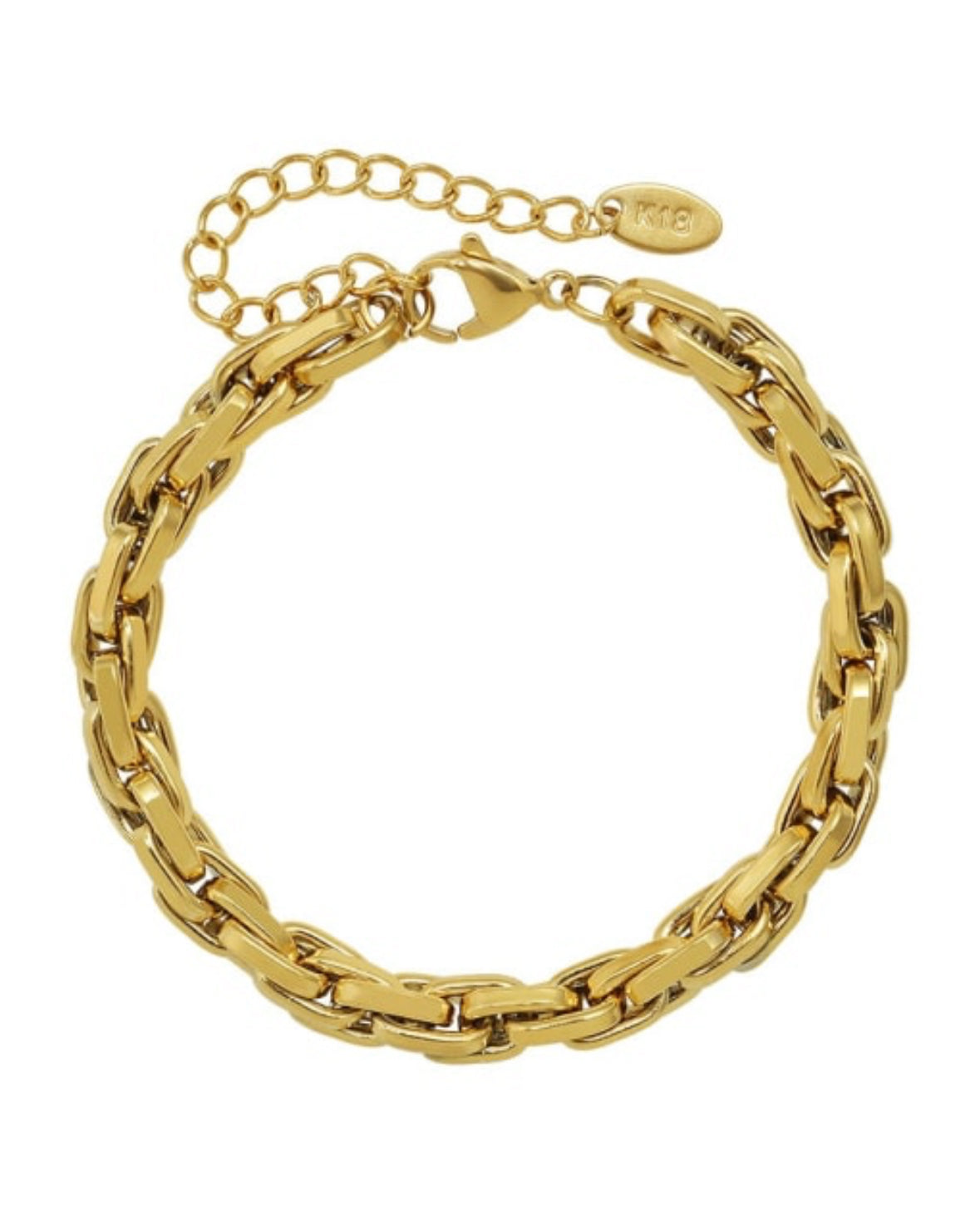 THE HANGAR JEWELLERY vintage chain bracelet Gold