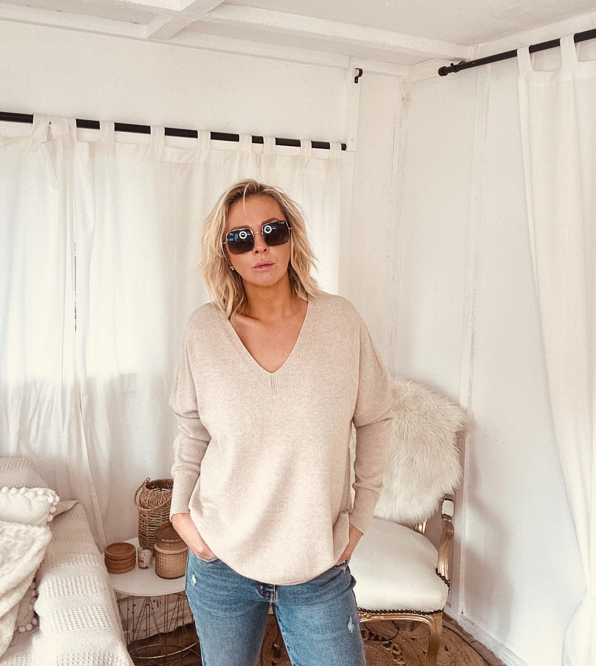 THE KNITWEAR COMPANY Deena knit Oatmeal