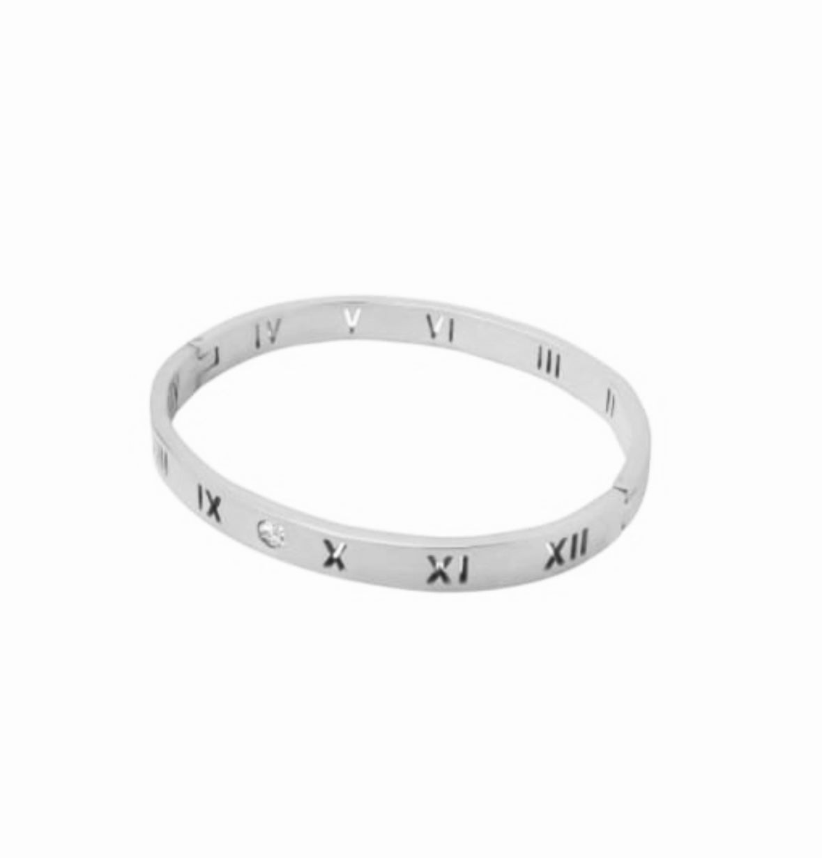 THE HANGAR JEWELLERY T Roman chunky bracelet silver