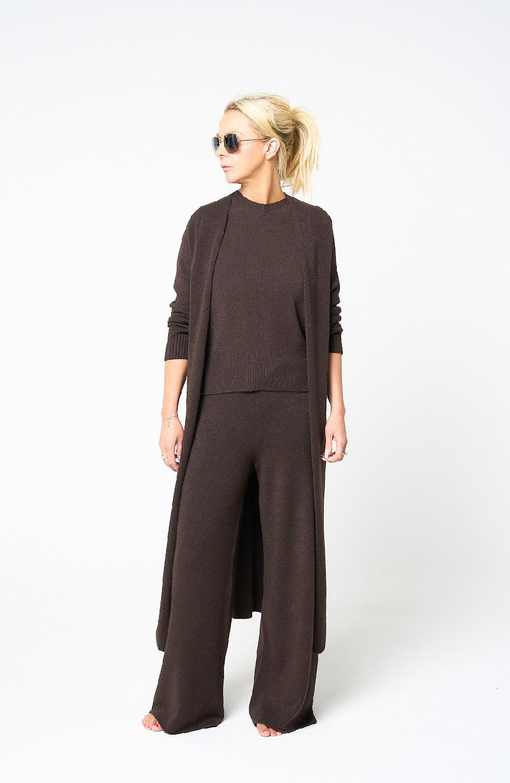 THE KNITWEAR COMPANY Lounge pant Chocolate