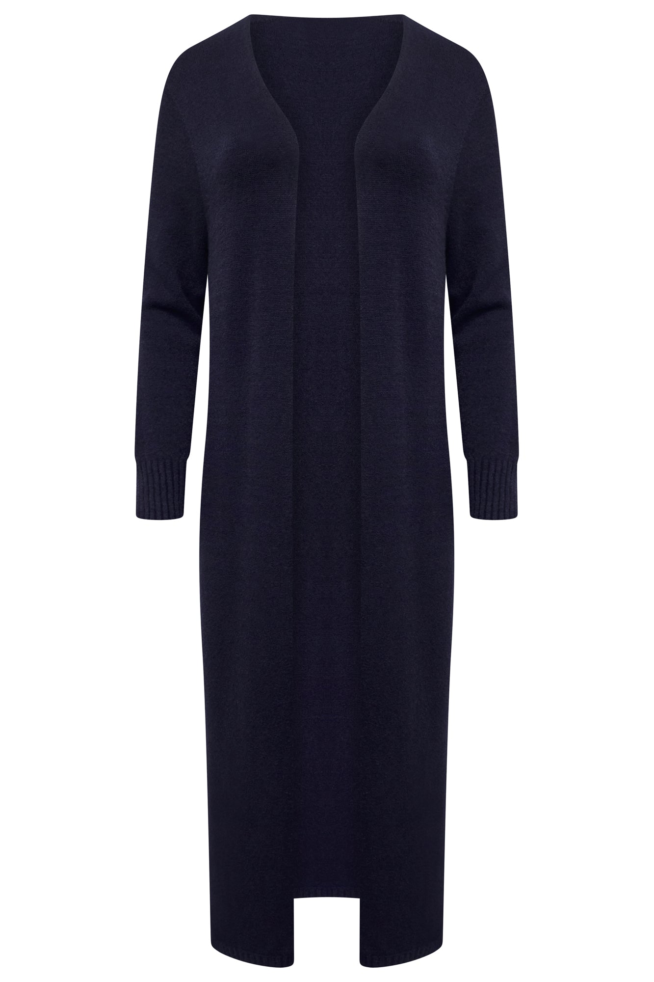 THE KNITWEAR COMPANY Panko knit maxi Cardigan Navy Blue