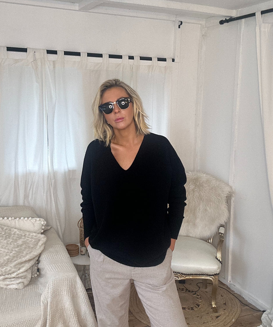 THE KNITWEAR COMPANY Deena knit Black