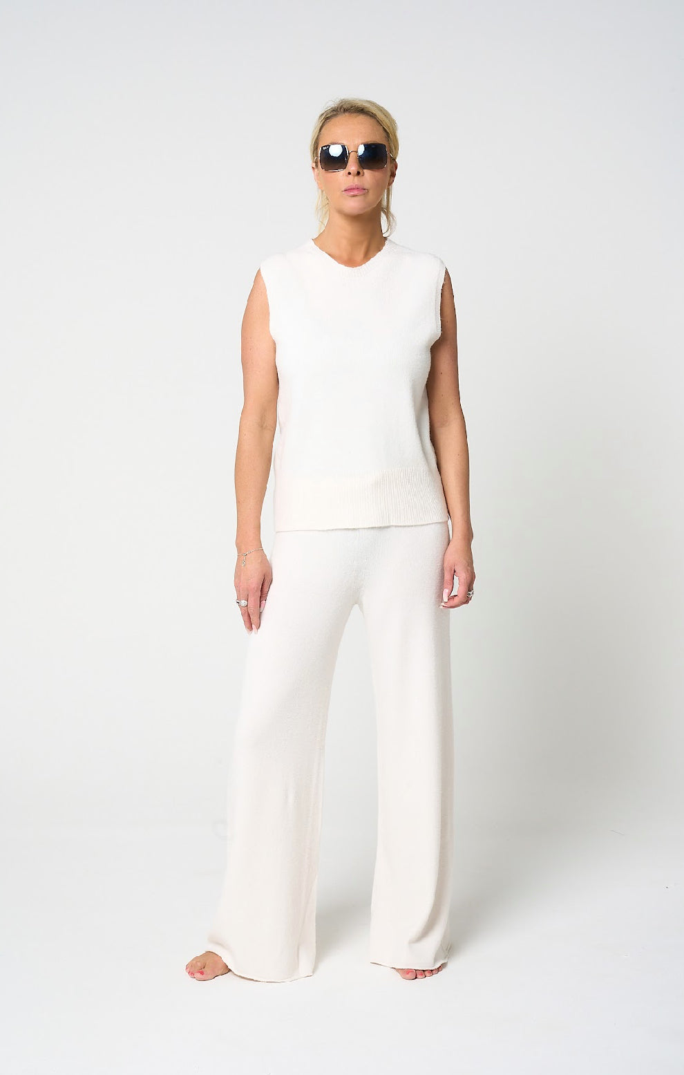 THE KNITWEAR COMPANY Lounge pant Ecru
