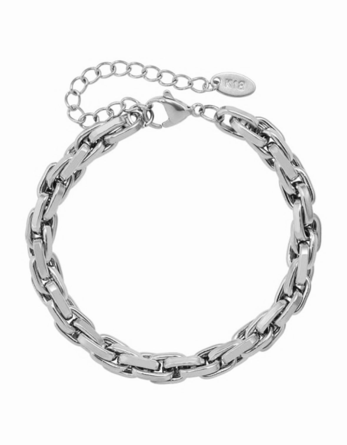 THE HANGAR JEWELLERY vintage chain bracelet silver