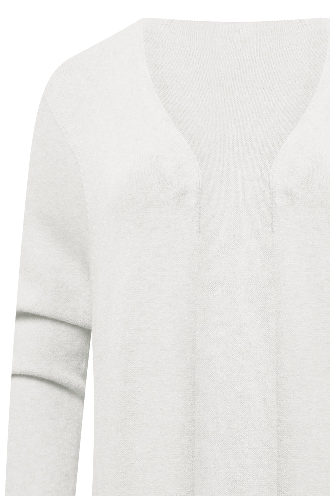 THE KNITWEAR COMPANY Panko knit maxi Cardigan Ecru