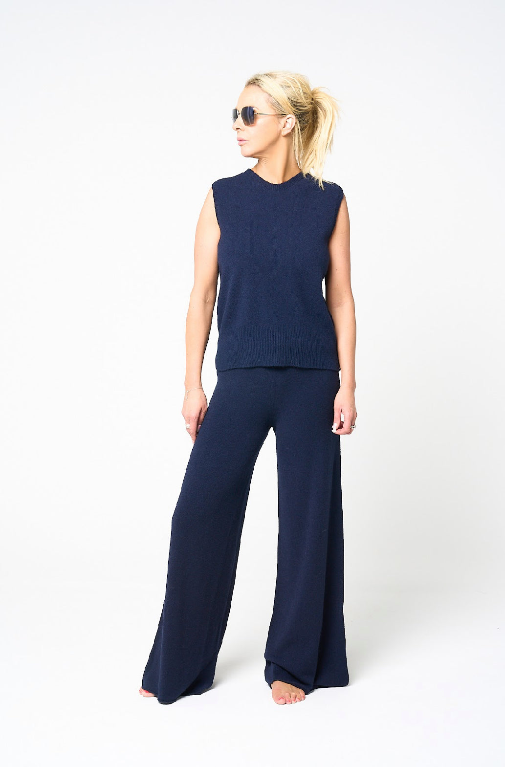 THE KNITWEAR COMPANY Lounge pant Navy Blue