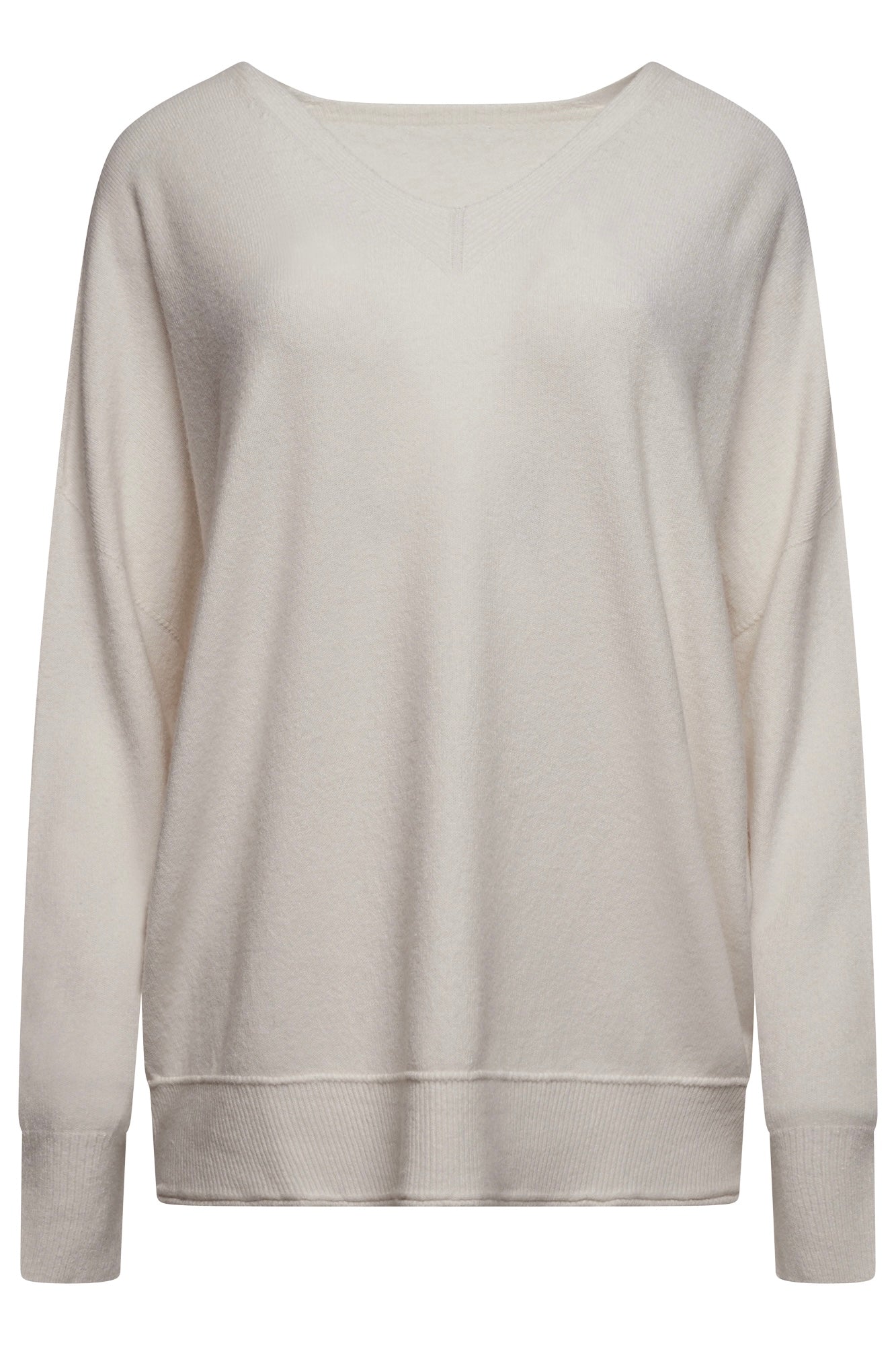 THE KNITWEAR COMPANY Deena knit Ecru