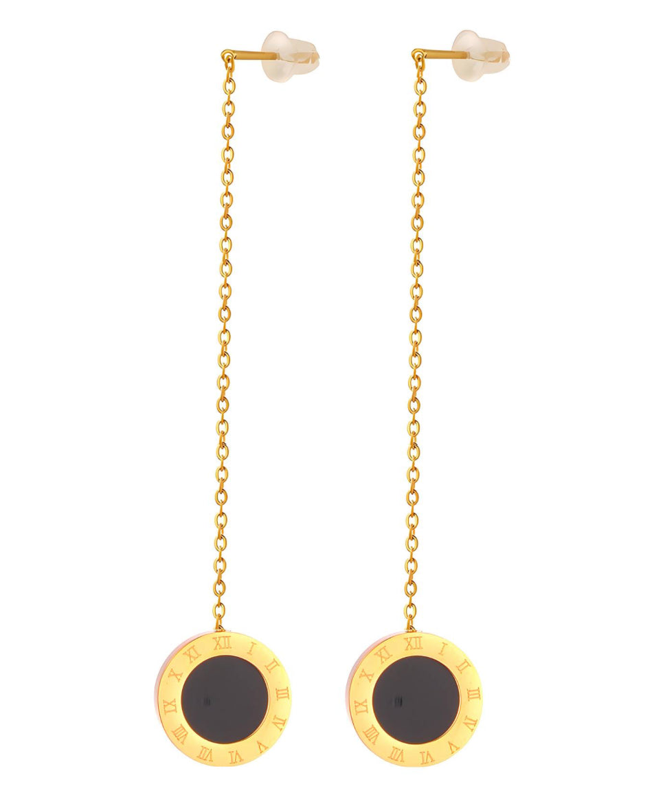 THE HANGAR JEWELLERY roman drop earrings