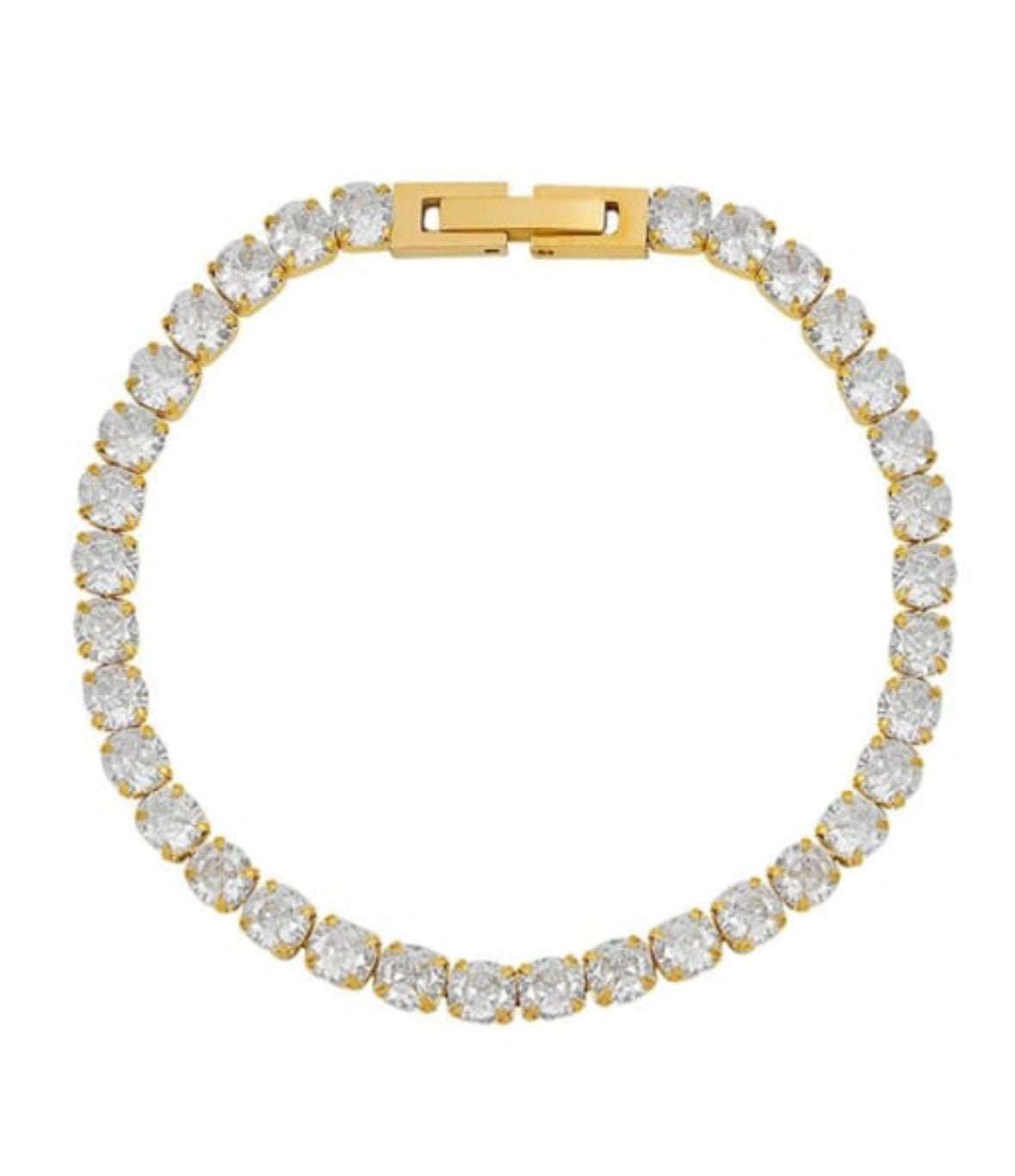 THE HANGAR JEWELLERY Tennis bracelet gold