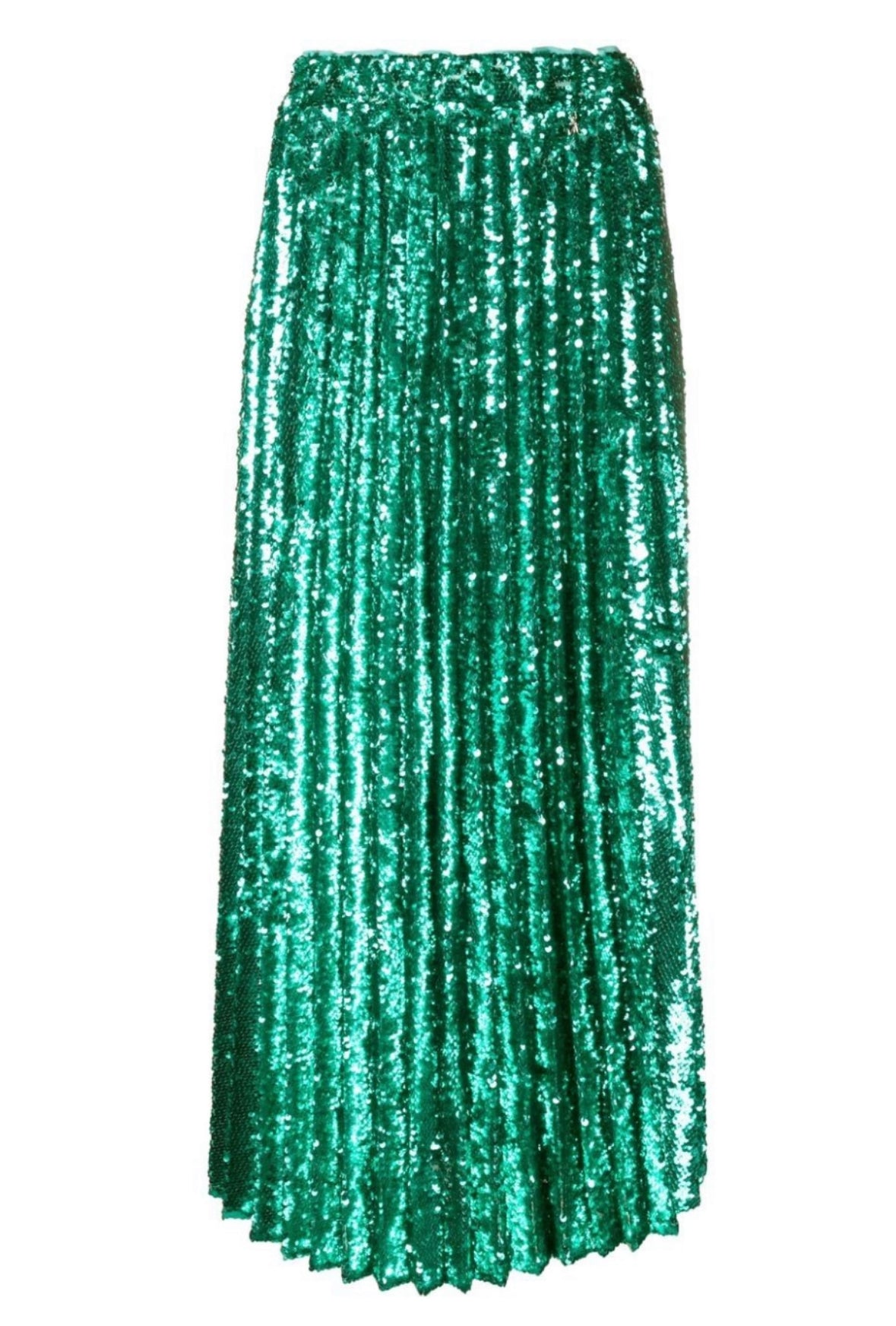 PATRIZIA PEPE Sequin pleated midi skirt