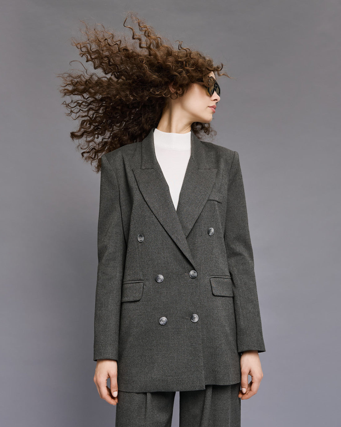 ACCESS Long double-breasted blazer