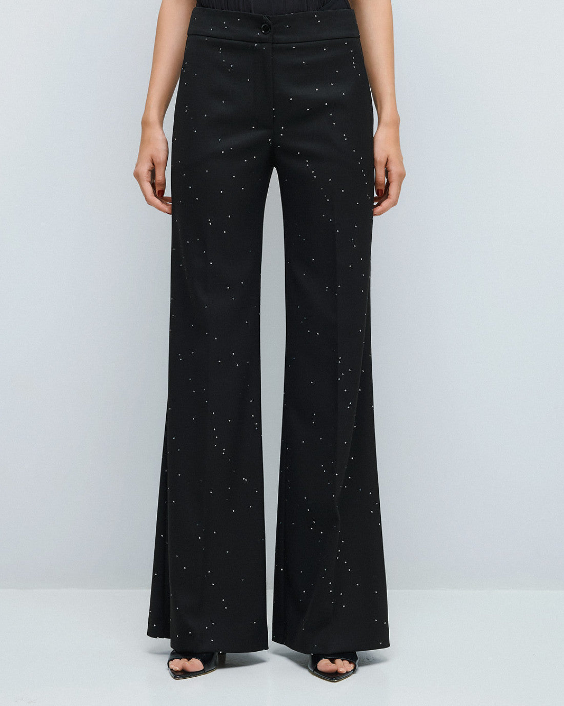 ACCESS Wide-leg pants with sequins