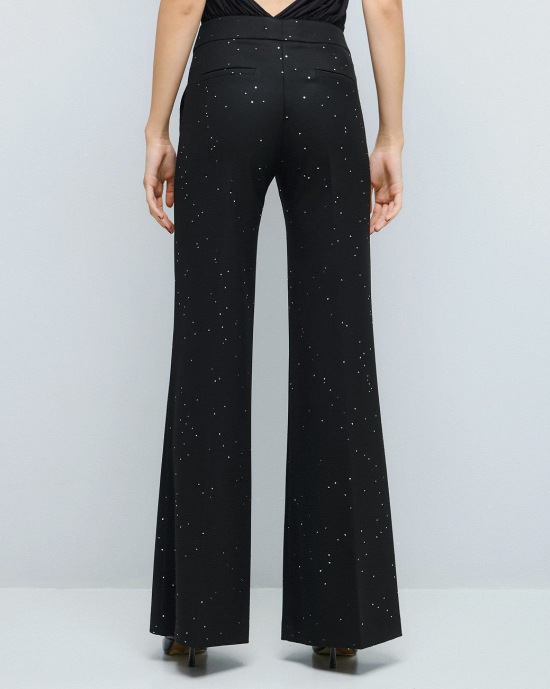 ACCESS Wide-leg pants with sequins