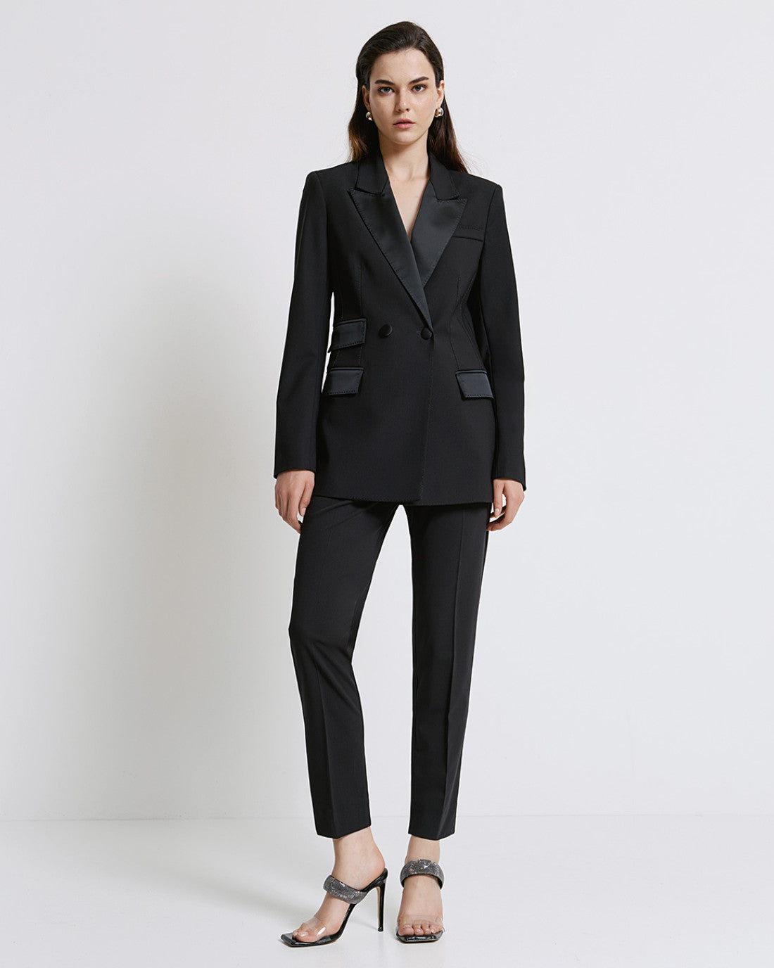 ACCESS Blazer with satin details