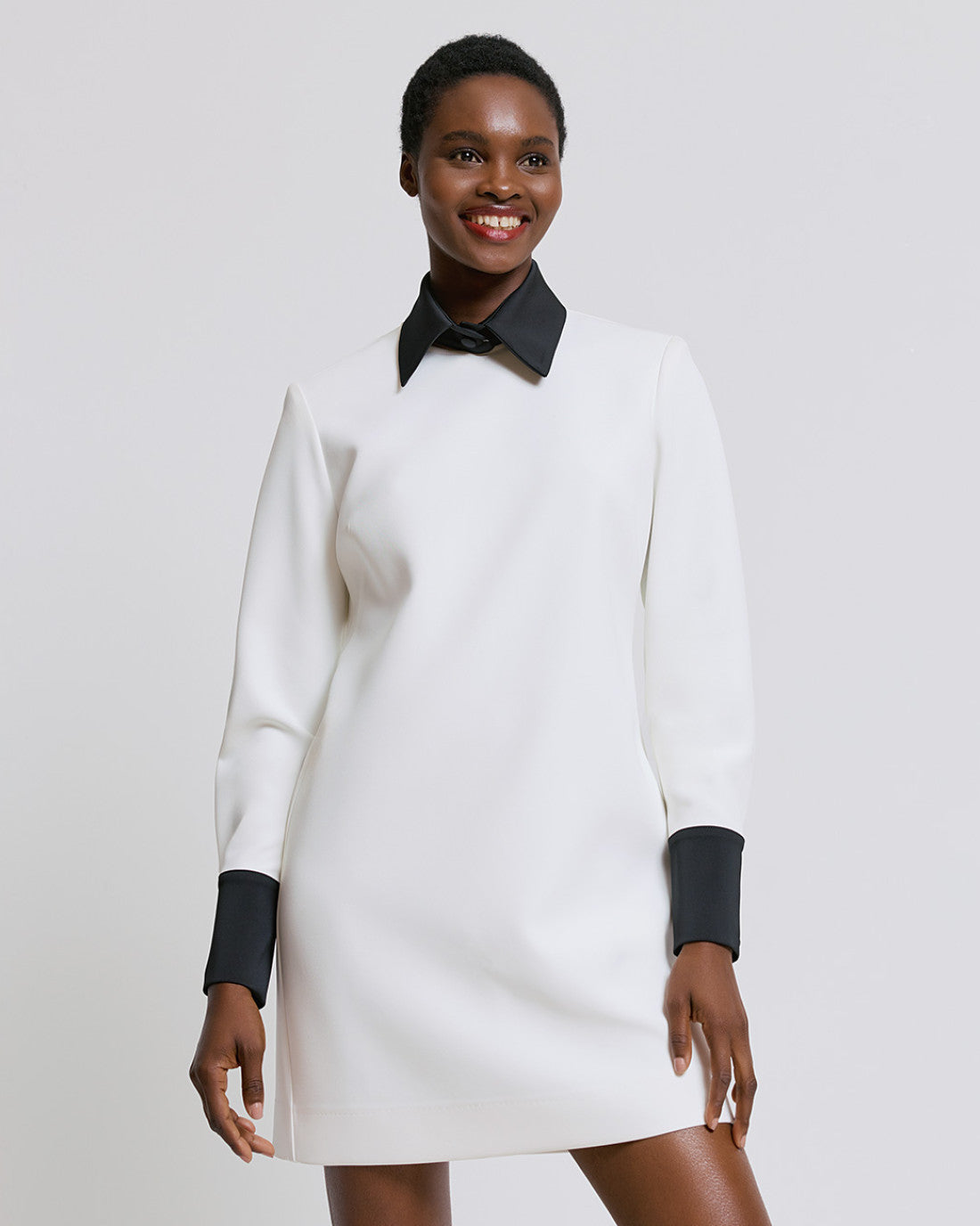 ACCESS Mini dress with a collar