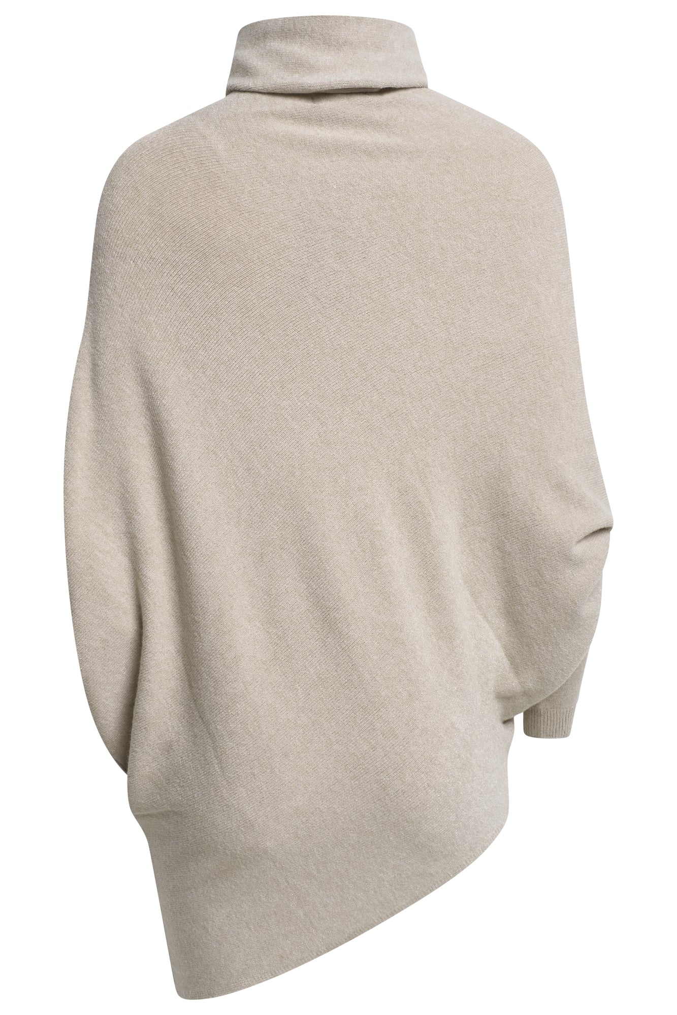 THE KNITWEAR COMPANY Juliette asymmetric knit Oatmeal
