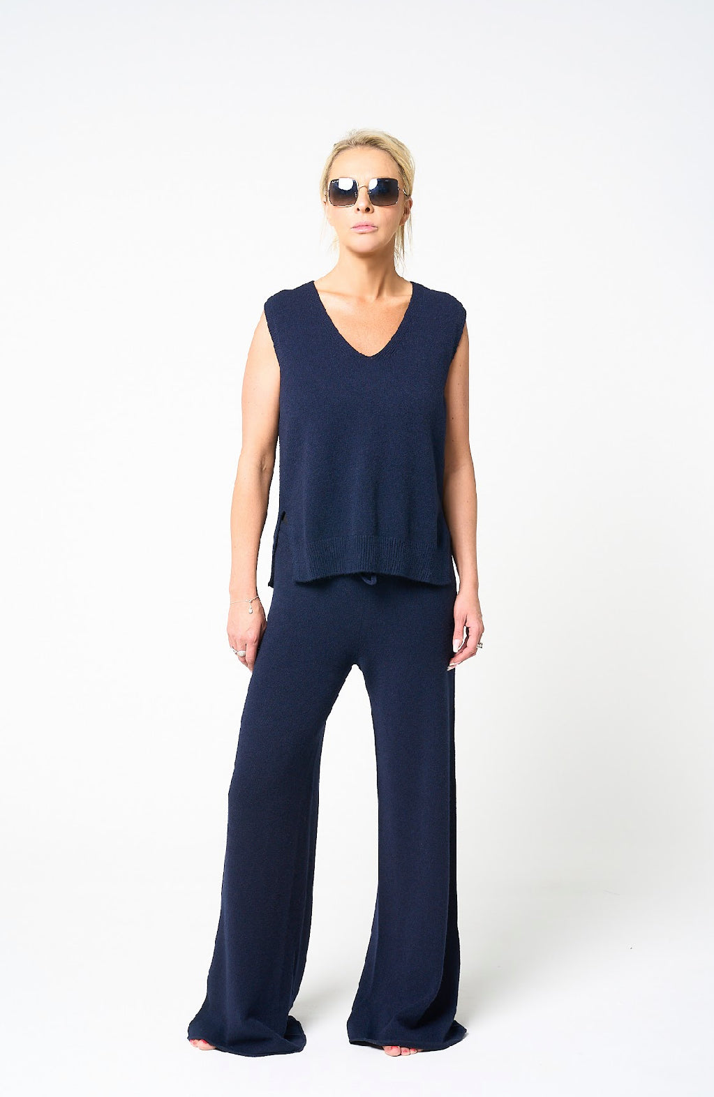 THE KNITWEAR COMPANY Christy knit Navy Blue