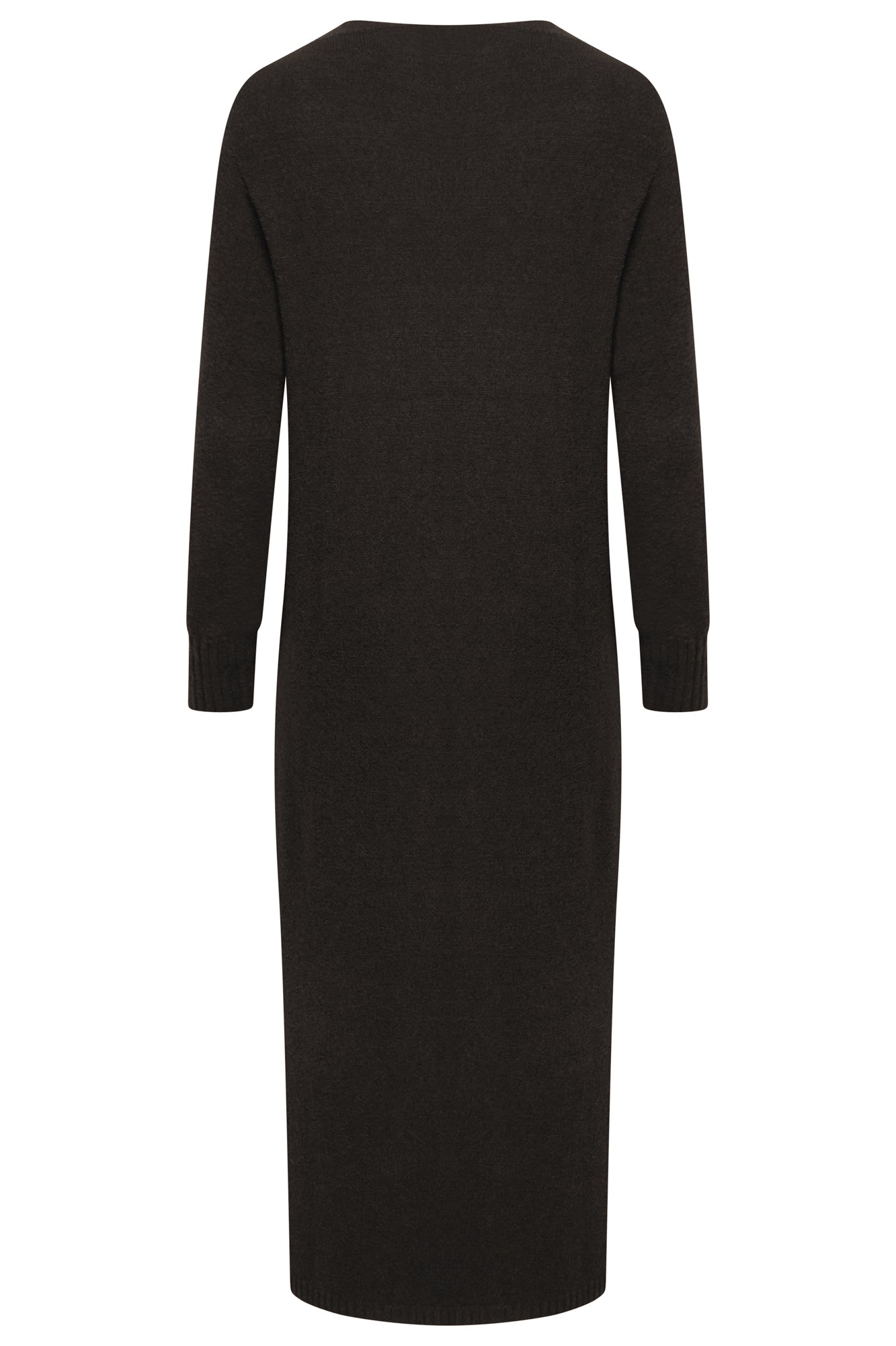 THE KNITWEAR COMPANY Panko knit maxi Cardigan chocolate