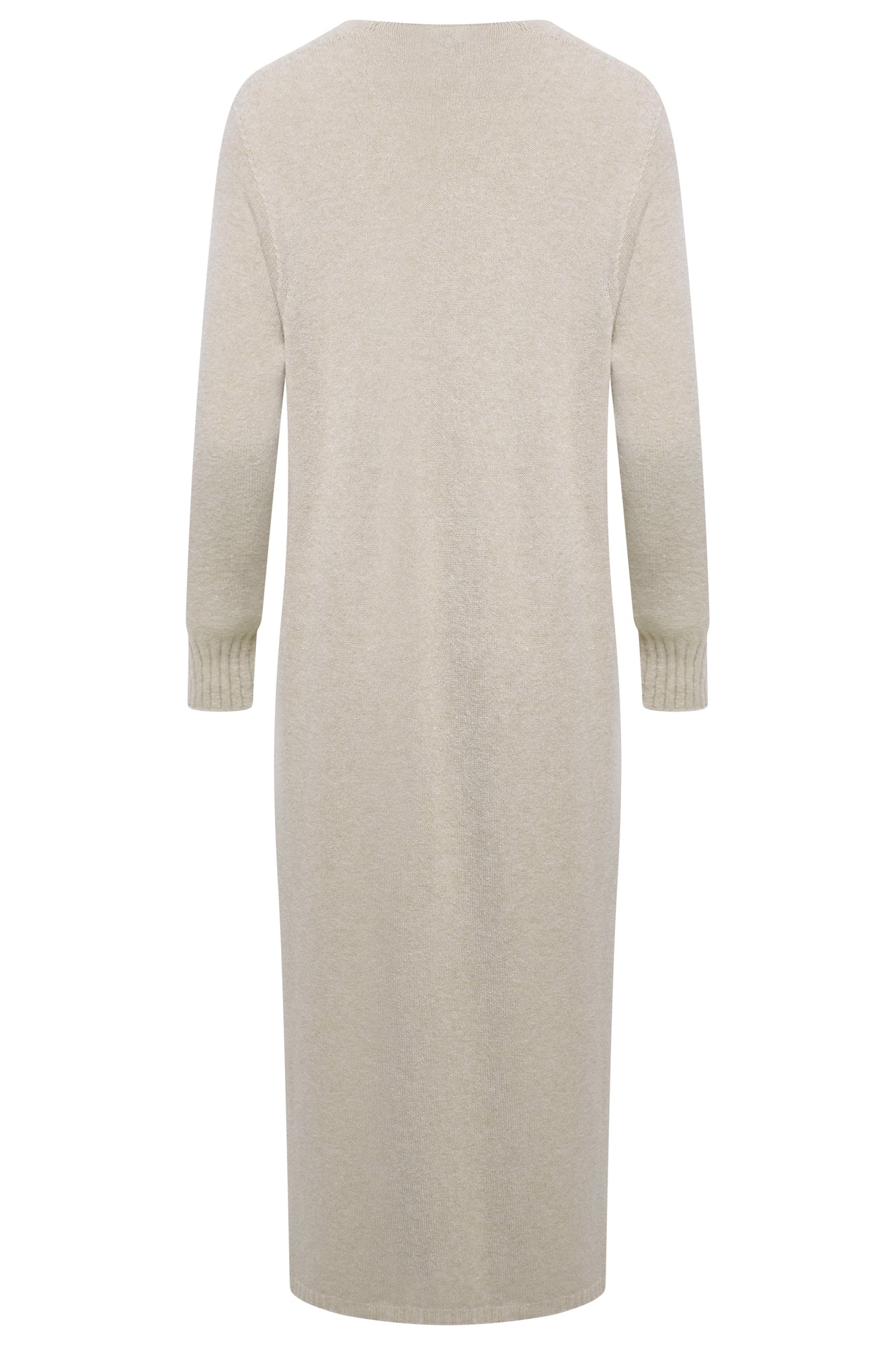 THE KNITWEAR COMPANY Panko knit maxi Cardigan Oatmeal