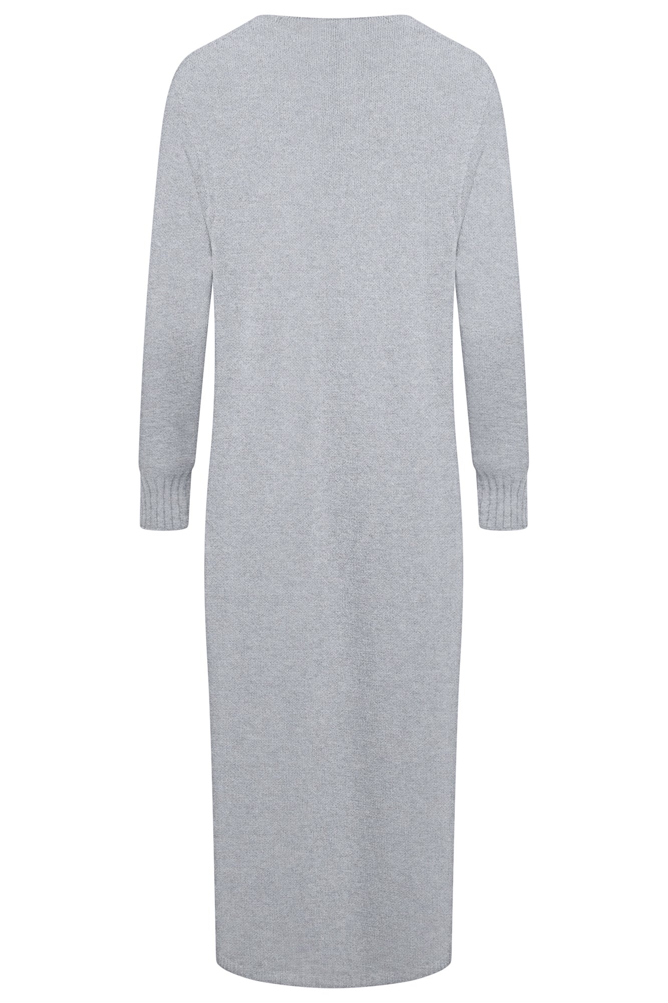 THE KNITWEAR COMPANY Panko knit maxi Cardigan Grey