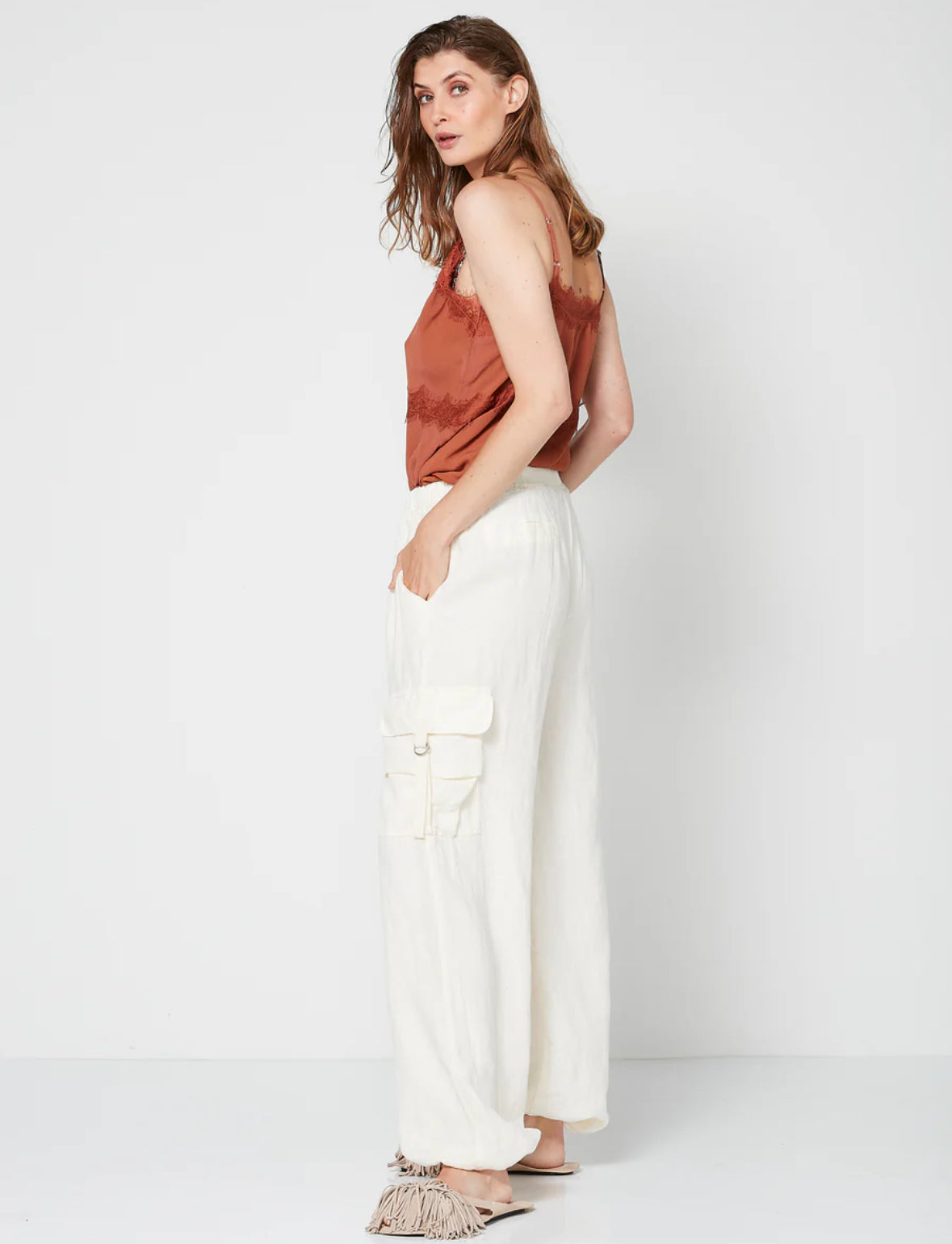 NU DENMARK Uma linen trousers