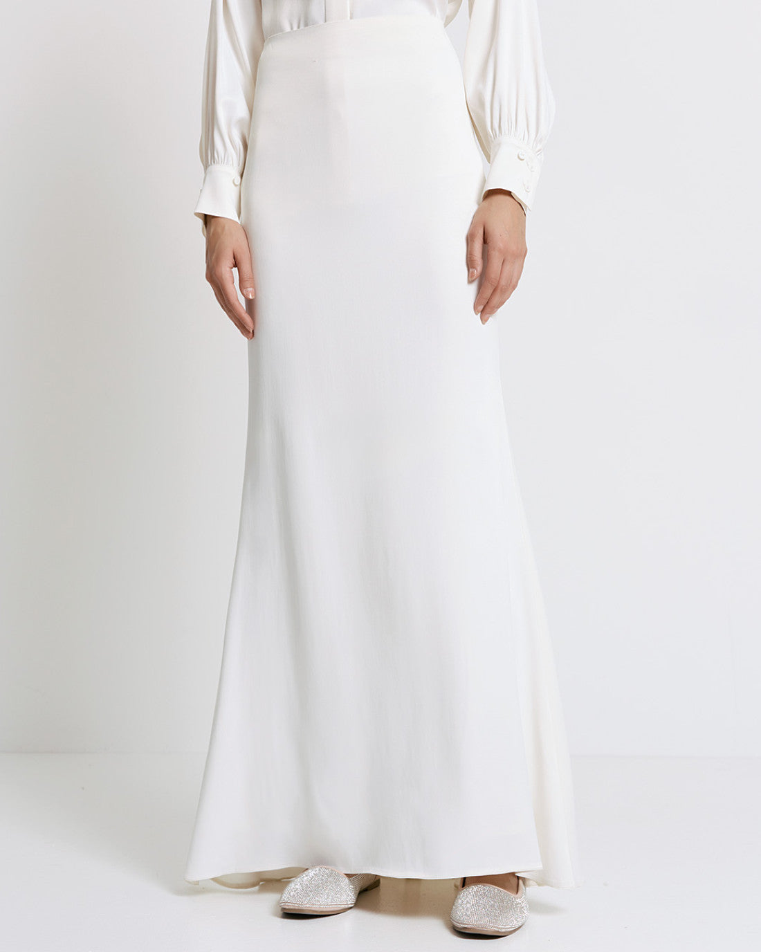 ACCESS Flared maxi skirt