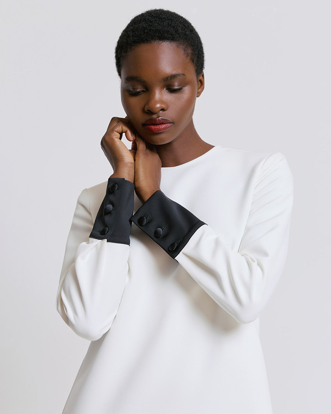 ACCESS Mini dress with a collar