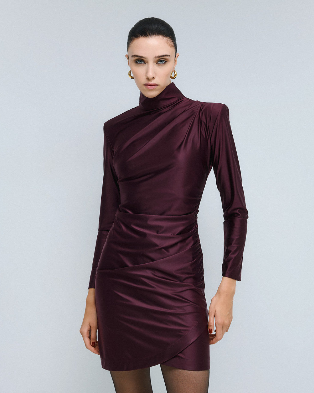 ACCESS Mini turtleneck dress