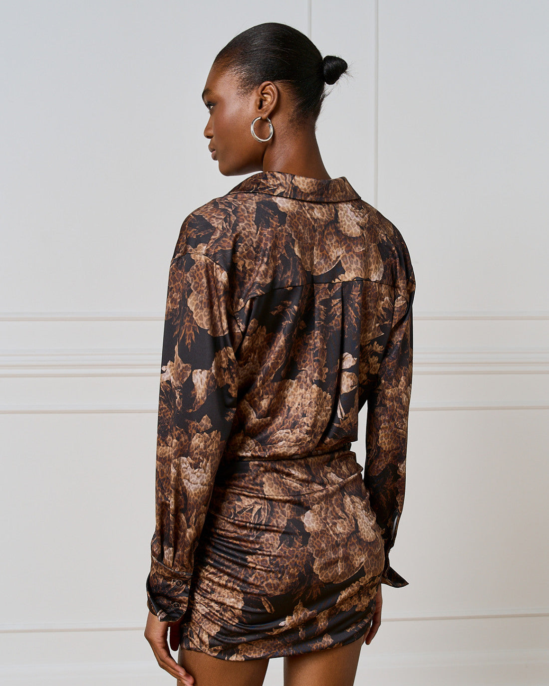 ACCESS Mini dress with side gathered details