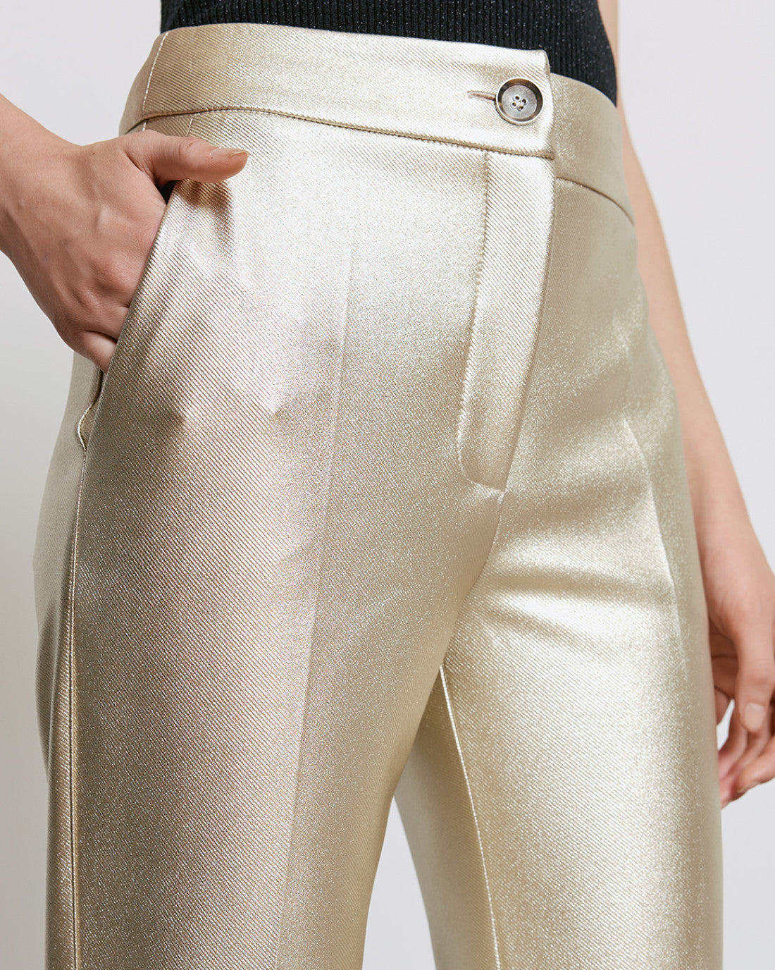 ACCESS Shimmery textured pants