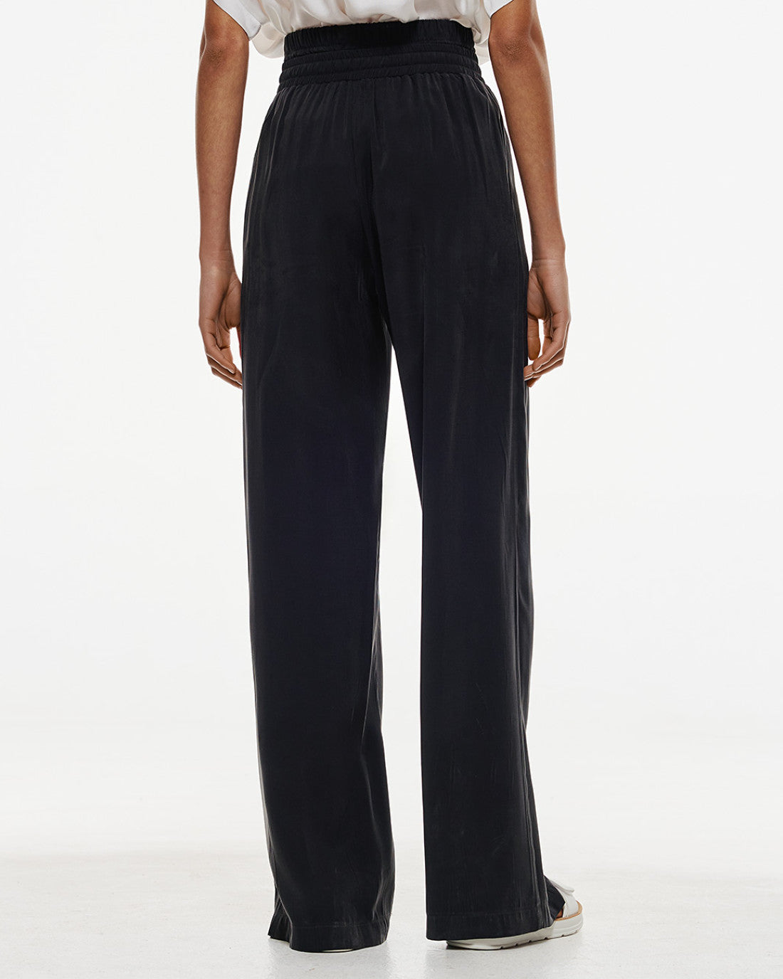 ACCESS FASHION Pants with detailed elastic waistband