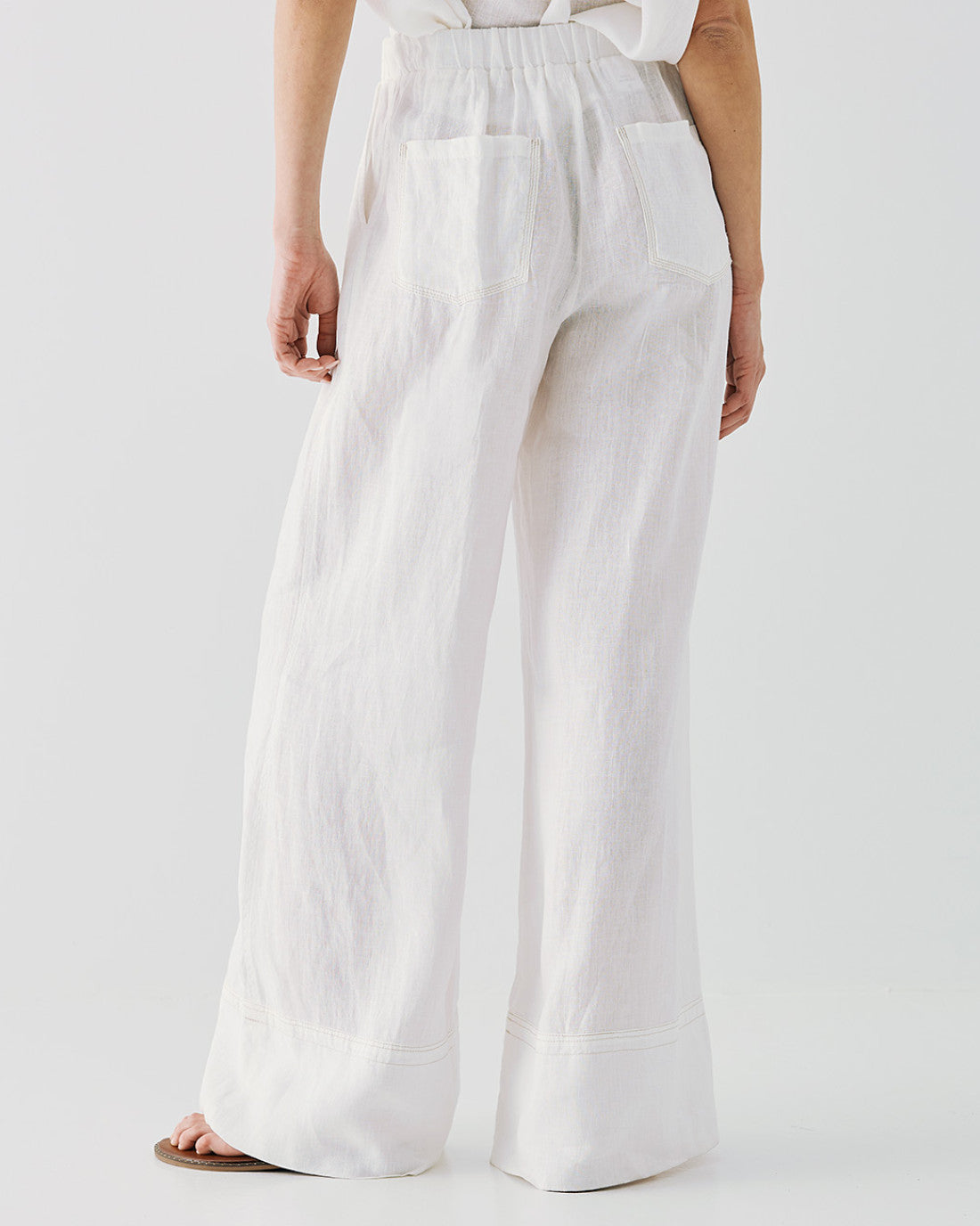ACCESS FASHION Wide-leg pants with elastic waistband