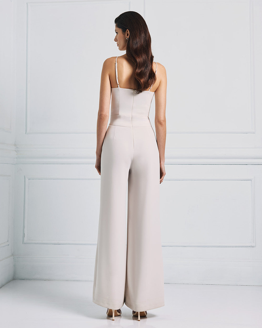 ACCESS FASHION Jumpsuit with straps and pleats